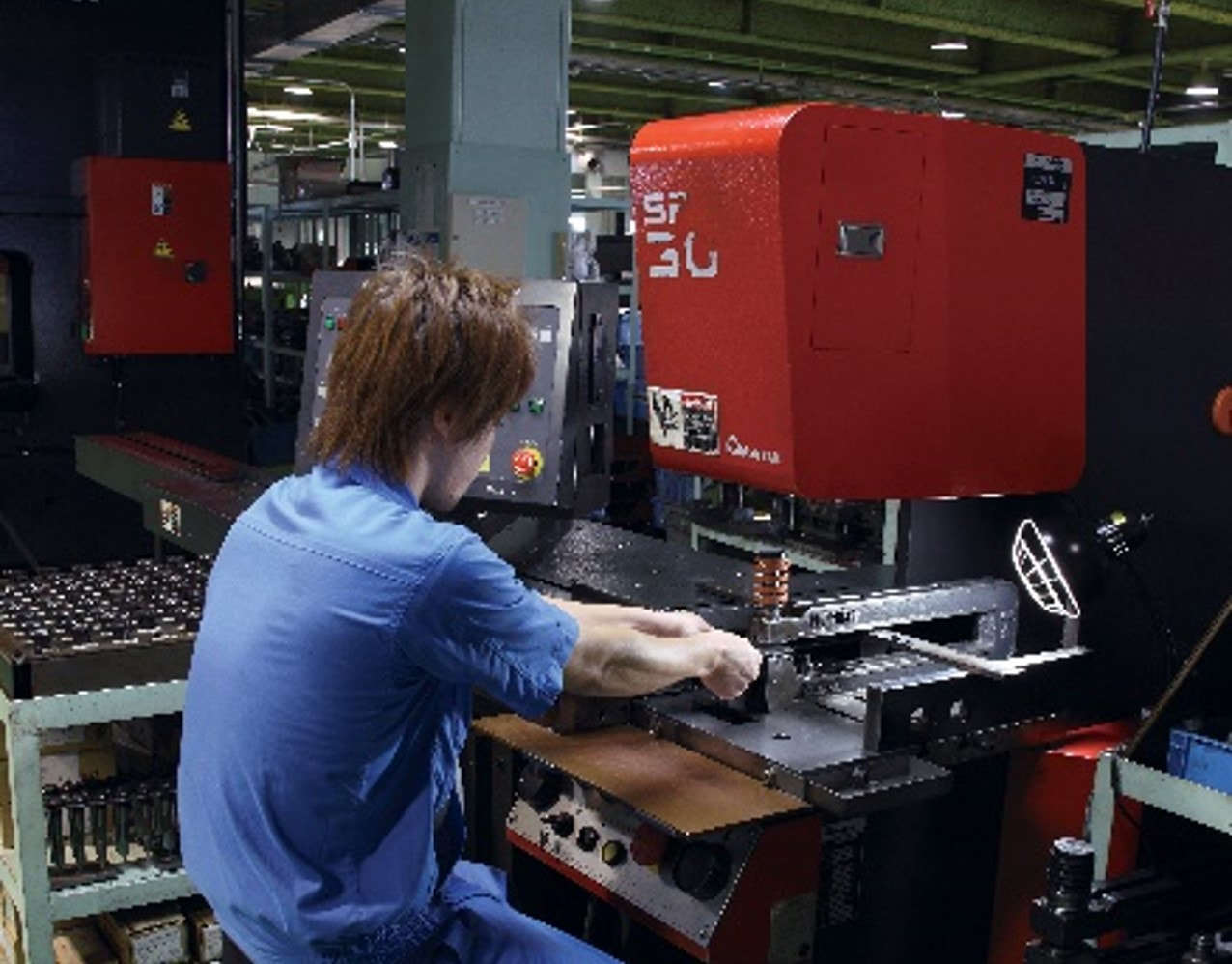 Set press machine